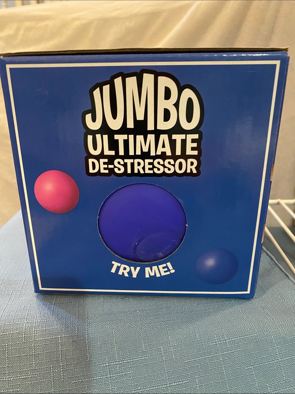 Blue Jumbo Ultimate De-Stressor Ball RMS - Picture 3 of 4
